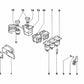 Interruptor de control del freno de mano para BMW E81, E82, E88, E21, E30, E36, E46, E12, E28, E34, E39, E60, E61, E24, E63, E64, E23, E32, E84, E83, E53, E52 (OEM 61311369771). Original BMW