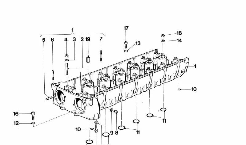 Junta Tórica para BMW E30, E36, E28, E34, E24, E23 (OEM 11121304173). Original BMW