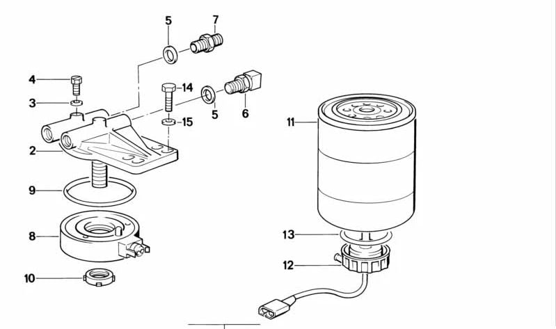 Interruptor de Temperatura para BMW E30, E34 (OEM 12632242383). Original BMW.