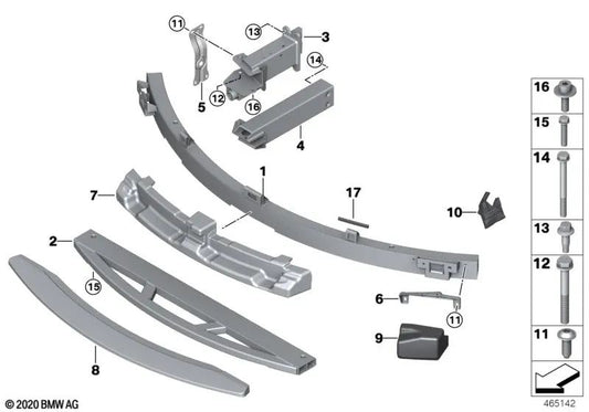 Schaumstoffteil für BMW I12 (OEM 51117372253). Original BMW