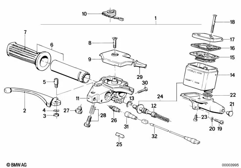 Tapa para BMW R 248 (OEM 32721454945). Original BMW.