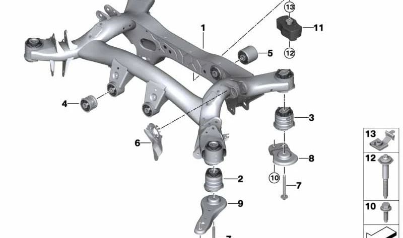 Tilger para BMW Z4 G29 (OEM 33306874258). Original BMW