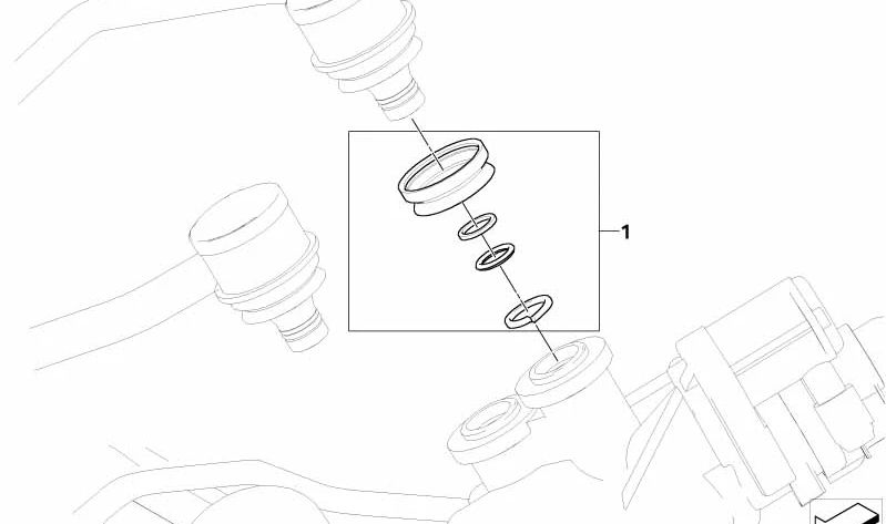 Kit de reparación de embrague FCD OEM 32416754986 para BMW E65, E66. Original BMW.