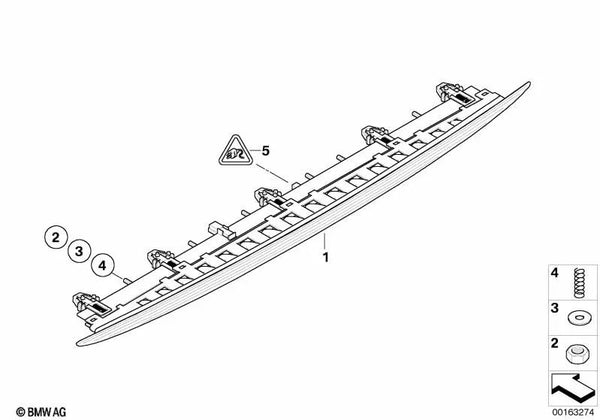 Disco para BMW E63, E63N, E64, E64N (OEM 07119904376). Original BMW