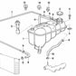 Tubería de ventilación para BMW Serie 5 E34 (OEM 17112226302). Original BMW