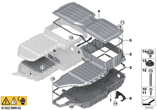 Dichtung for BMW X5 G05N, XM G09 (OEM 61278837307). Genuine BMW