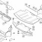 Front engine compartment protection for BMW E63, E63N, E64, E64N (OEM 51757009723). Genuine BMW