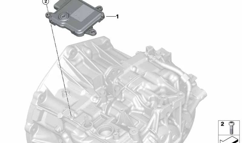 Módulo de controle de transmissão OEM 24008687031 para BMW F45, F46, F48, F39, F54, F60. BMW original.