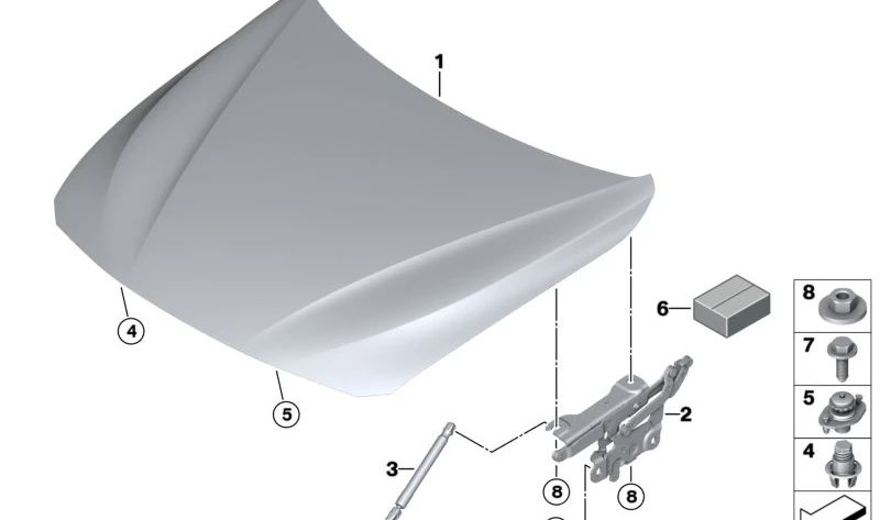 Tuerca hexagonal con arandela OEM 07147139131 para BMW E81, E87, F20, F21, F22, F23, F45, F87, F30, F31, F34, F35, F80, F32, F33, F36, F82, F83, E60, F10, F18, F06, F13, F01, F02, F04, E84, F97, F98, G05. Original BMW.