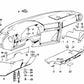 Revestimiento inferior derecho para BMW Serie 3 E30 (OEM 51451888120). Original BMW.