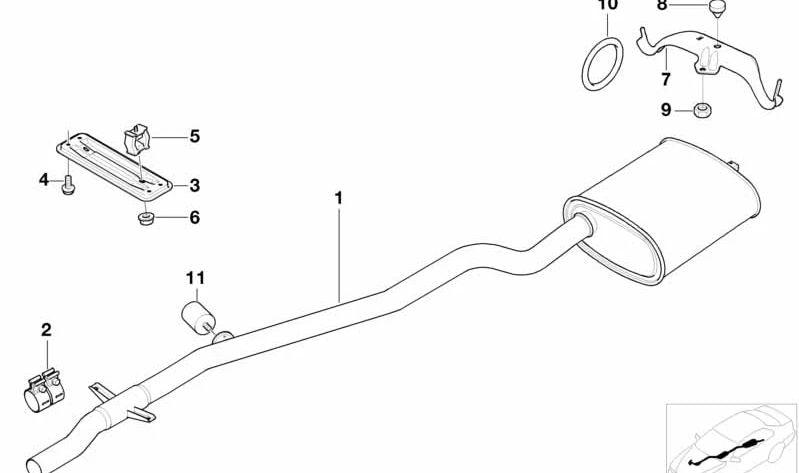 Tapón de goma para BMW Serie 3 E30, Serie 5 E39, Serie 7 E38 (OEM 51211913779). Original BMW