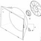 Carcasa del ventilador para BMW E65, E66 (OEM 17117507977). Original BMW.