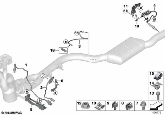 Connector housing for BMW E81, E87N, E88, E46, E90, E91, E92, E93N, E85, E86 (OEM 12521703570). Genuine BMW.