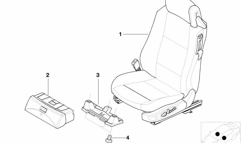 OEM -Schraube 07149169302 für BMW E46, E93. Original BMW.