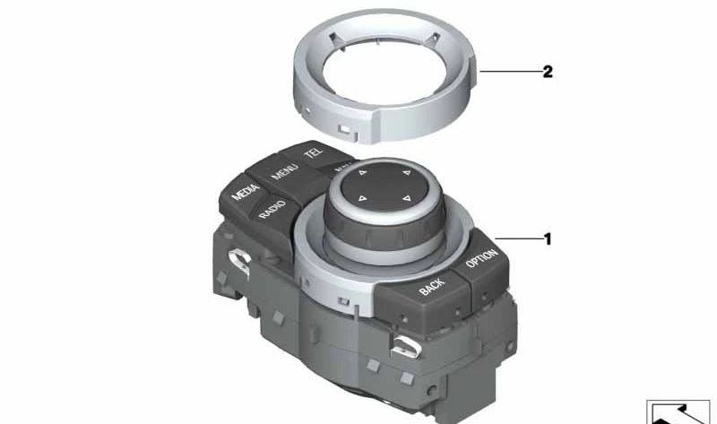 Controlador para BMW Z4 E89 (OEM 65829334616). Original BMW