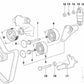 Spannrad para BMW Serie 5 E34, E39 Serie 7 E32, E38 Serie 8 E31 (OEM 11281731220). Original BMW.