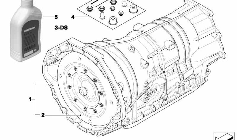 OEM 24407559120 Torque for BMW E60, E61, E63, E64, E65, E66, E53. Original BMW.