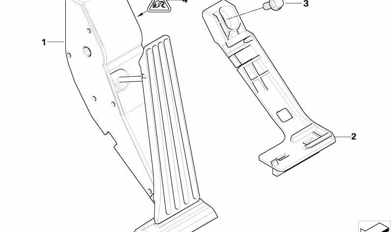 Placa adaptadora para BMW E39, E38, E53, E52 y MINI R50, R52, R53 (OEM 35426772702). Original BMW