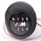 Pomo de cambio de cuero iluminado para BMW Z4 E85, E86 (OEM 25117836906). Original BMW