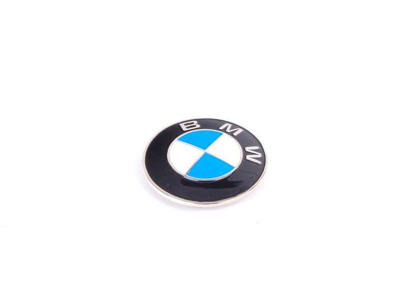 Emblema para BMW Serie 3 E21, Serie 5 E12, Serie 7 E23 (OEM 51145480181). Original BMW.