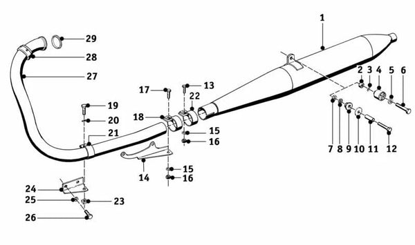 Soporte Silentblock OEM 16114080137 para BMW E39, E52, E53. Original BMW.