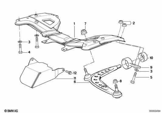 Vorderachsträger para BMW compatibles con varios modelos (OEM 31111138752). Original BMW