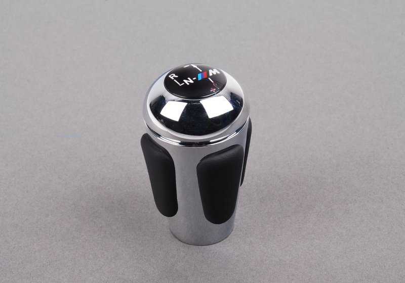 Leather/SMG Gear Shift Knob for BMW E46 (OEM 25162282810). Original BMW.