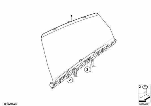 Sonnenschutzrollo Puerta Trasera Izquierda para BMW E71, E72 (OEM 51359122653). Original BMW.