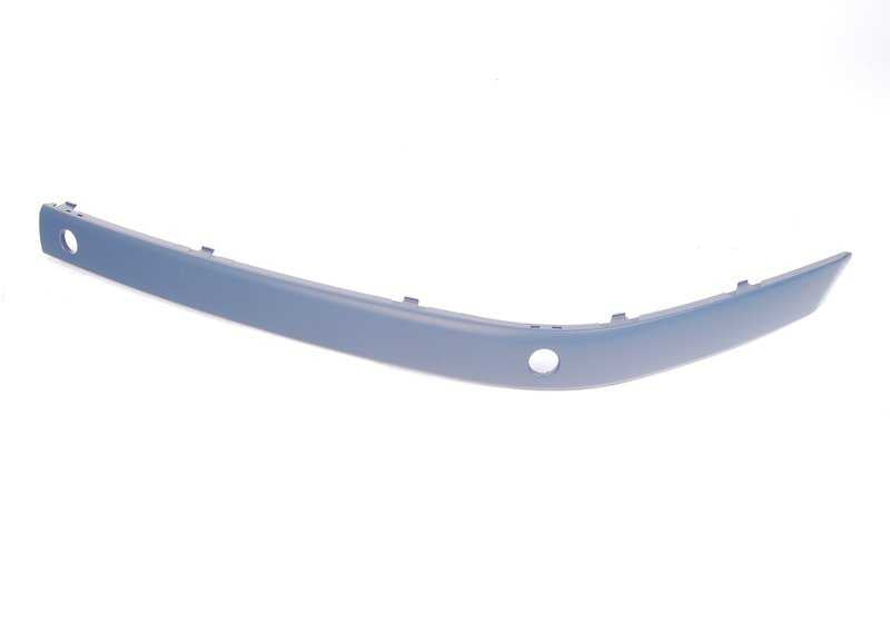 Moldura de paragolpes delantero izquierdo imprimada OEM 51117043457 para BMW E65, E66. Original BMW.