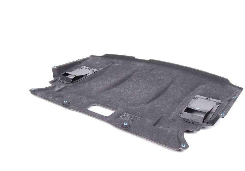 Protección del compartimento del motor delantero para BMW Serie 5 E60, E60N (OEM 51717200846). Original BMW