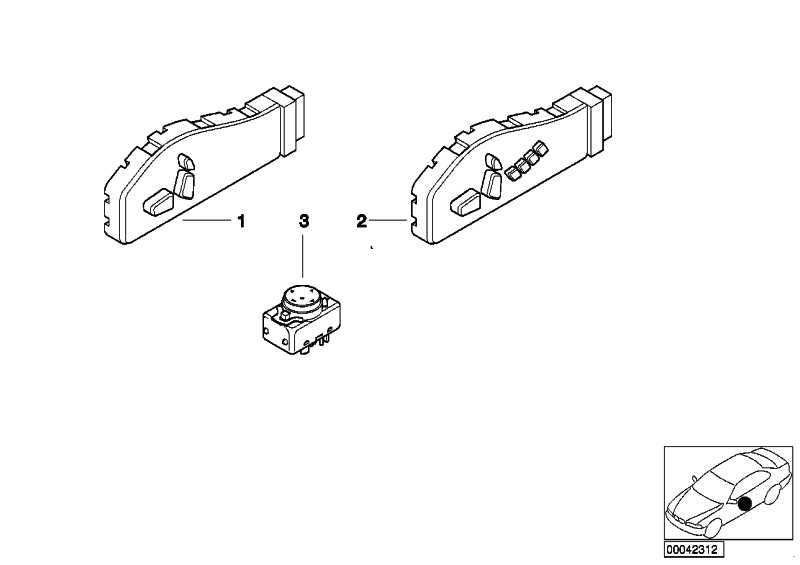 Unidad De Mando Botonera Asiento Delantero Para Bmw E53. Original Recambios