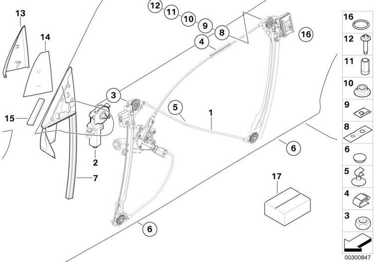 Alzacristales Elevalunas Delantero Sin Motor Para Bmw Serie 3 E46 Cabrio O Coupe. Original Recambios