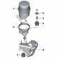 Soporte depósito de aceite dirección activa para BMW E81, E82, E87, E88, E90, E91, E92, E93 (OEM 32416768092). Original BMW.