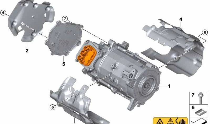 E-Máquina para BMW Serie 2 F45, X1 F48N, X2 F39, MINI F60 (OEM 12354A11D13). Original BMW