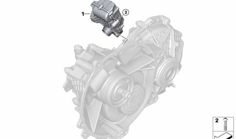 **Actuador de transmisión OEM 27219846559 para BMW i3 I01, MINI F56, F57. Original BMW.**