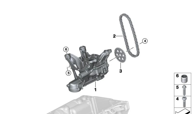 Piñón de cadena OEM 11418600425 para BMW F20, F21, F40, F22, F23, F44, F45, F46, F30, F31, F34, G20, G21, F32, F33, F36, F90, G30, G31, G32, G11, G12, F91, F92, F93, G14, G15, G16, F48, F39, G01, G02, G05, G06, G07, G29, I12, I15, F55, F56, F57, F5