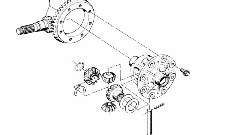 Gear assembly for BMW 3 Series E21 (OEM 33121211831). Original BMW