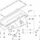 Varilla de medición de aceite para BMW E46 (OEM 11437834784). Original BMW