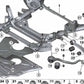 **Brazo de suspensión delantero derecho con silentblock hidráulico OEM 31126863170 para BMW F15, F16. Original BMW**