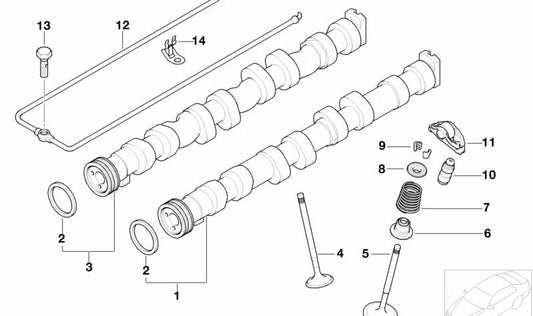 Rolling a rulli OEM 11337548278 per BMW (modelli compatibili: E46, E39, E60, E61, E63, E64, E65, E66, E67, E70, E71, E83, E85, E86, E87, E90, E91, E92, E93, F01, F01, F02, F10, F11, F15, F16, F20, F21, X3, X5, X6). BMW originale.