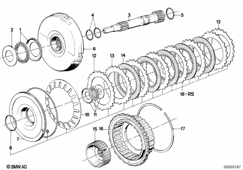 Engine cover for BMW 3 Series E21, E30, 5 Series E12, E28, 6 Series E24, 7 Series E23 (OEM 24231206824). Genuine BMW.