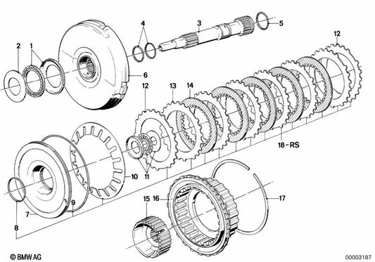 Engine cover for BMW 3 Series E21, E30, 5 Series E12, E28, 6 Series E24, 7 Series E23 (OEM 24231206824). Genuine BMW.