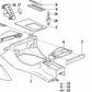 Cubierta de Indicador de Marcha Iluminada para BMW E34, E32 (OEM 51168147468). Original BMW