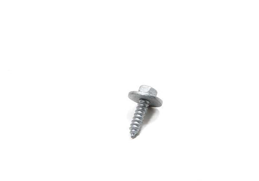 Tornillo de chapa con arandela para BMW Serie 3 E46, E92N, E93N, F30, F31, F35, Serie 5 E60, E60N, E61, E61N, F07, F10, F11, F18, Serie 6 E63, E64, Serie 7 F01, F02, F04, X5 E70, X6 E71 (OEM 07119904263). Original BMW.