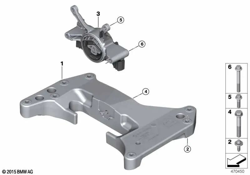 Tornillo ASA para BMW Serie 1 F20, F21; Serie 2 F22, F23, F87; Serie 3 F30, F31, F34, F35, F80; Serie 4 F32, F33, F36, F82, F83; Serie 5 F07, F10, F11, F18, G30, G31; Serie 6 F06, F12, F13; Serie 7 F01N, F02N; X3 F25; X4 F26; X5 E70N, F15, G05N; X6 E71, F