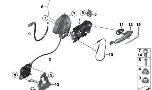 Self -Rosh OM 0714731732 vite per BMW F34, F32, F33, F36, F82, F83, F06. BMW originale.