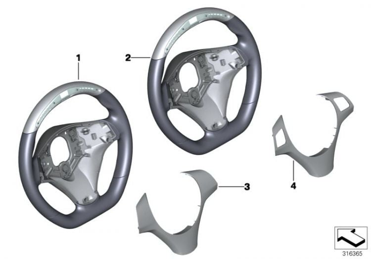 Volante Bmw Performance Para E9X Y E84. Original Recambios