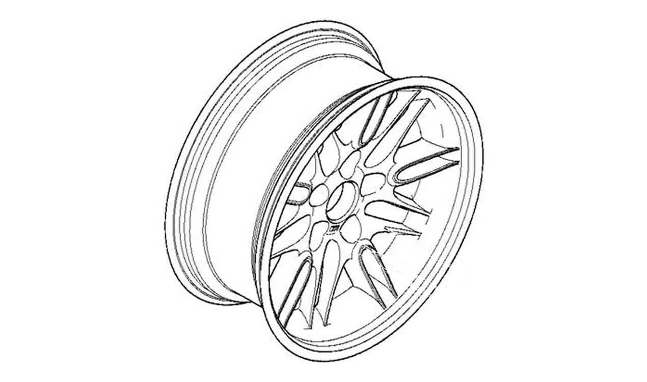 Llanta de Aleación Classic M Doppelspeiche 65 para BMW E39 (OEM 36112228950). Original BMW