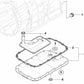 Junta del Cárter de Aceite para BMW E81, E82, E87N, E88, E90, E91, E92, E93, E84, E83N (OEM 24117572618). Original BMW