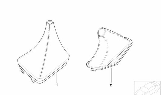 Polaina de couro Walk-Nappa para vários modelos BMW (OEM 25118017230). BMW original